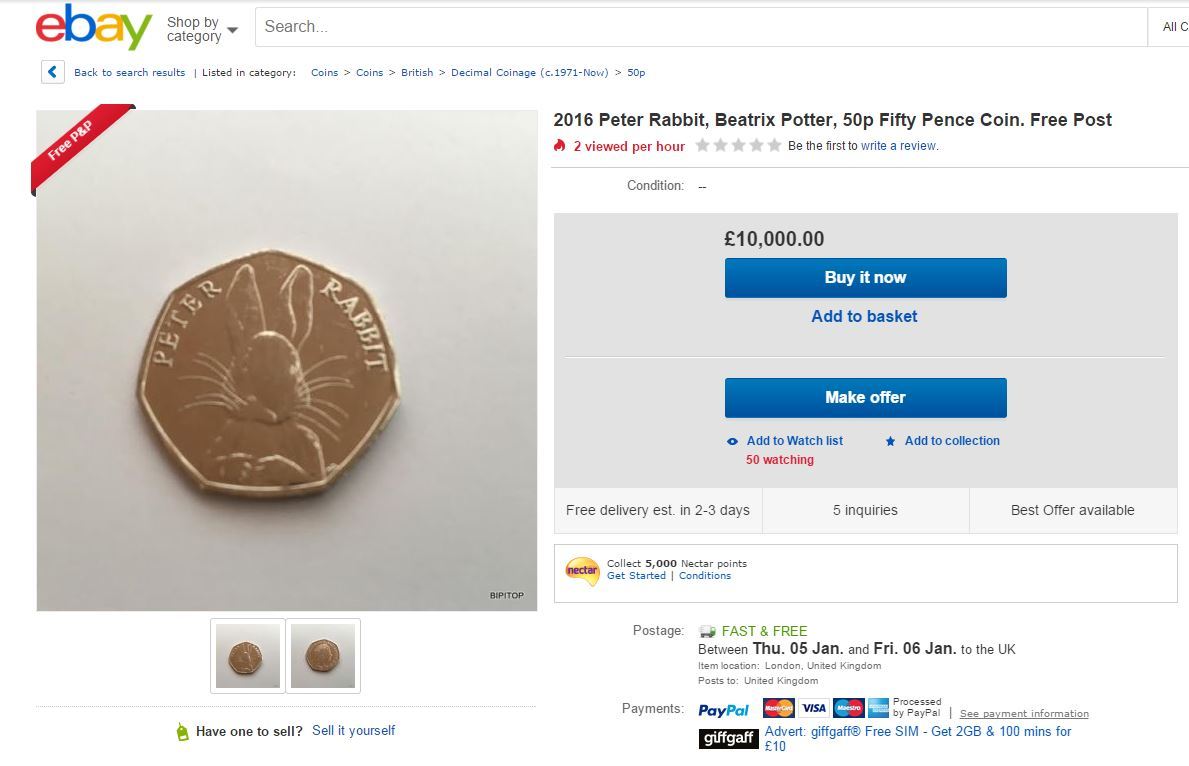 Indigente recibe moneda de más de 200 mil pesos - moneda-ebay