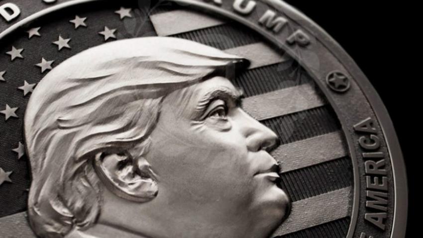 Moneda especial conmemora llegada de Trump al poder
