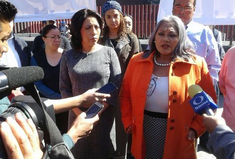 Mujeres protestan en San Lázaro contra gasolinazo - mujeres-san-lazaro