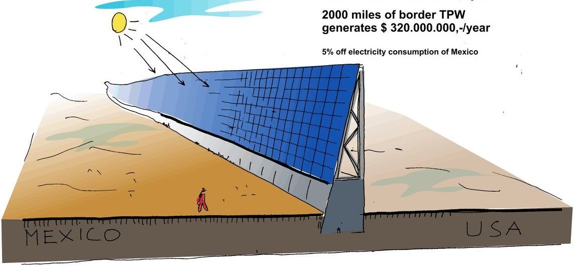 Arquitecto holandés propone a Trump construir muro ecológico