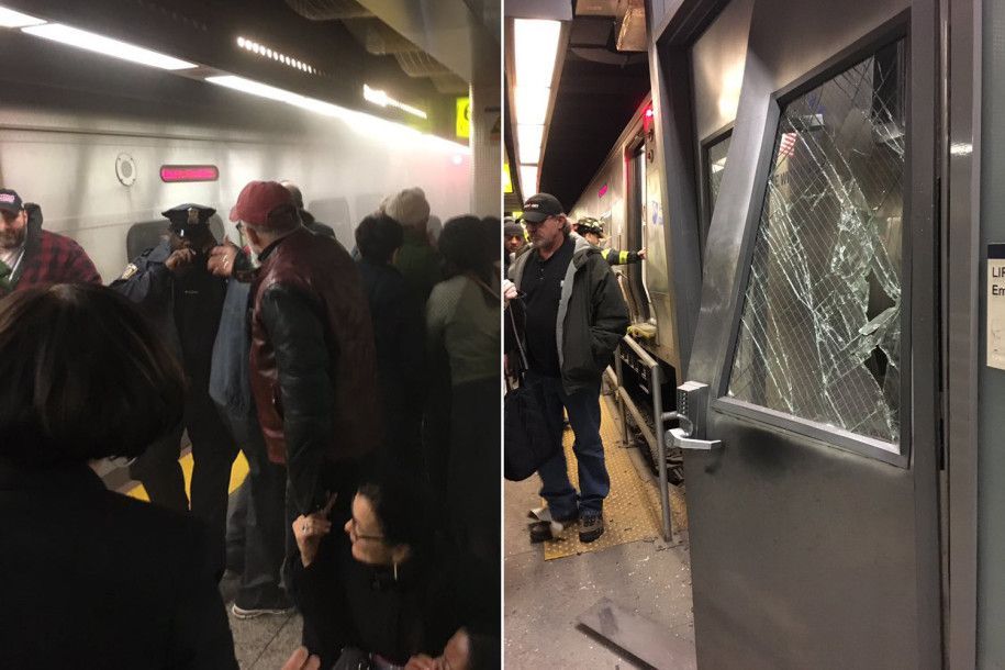 Descarrila tren en Nueva York. Al menos 103 heridos
