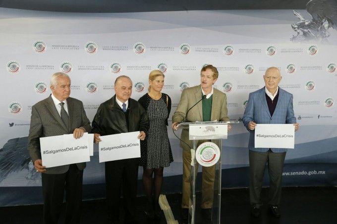 Cinco senadores panistas renuncian a privilegios anuales