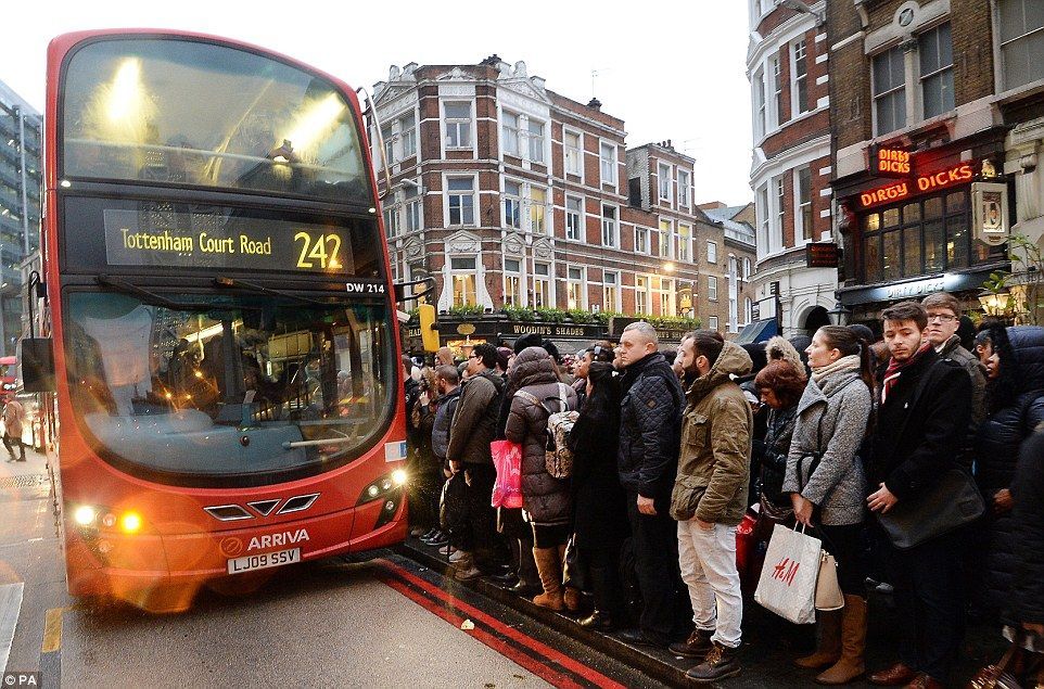 Huelga en el metro de Londres paraliza a millones - paro-metro-uk
