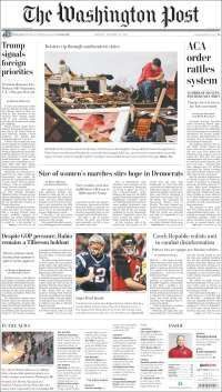 Trump, TLC y protestas en primeras planas de México y el mundo - portada-23-enero-twp