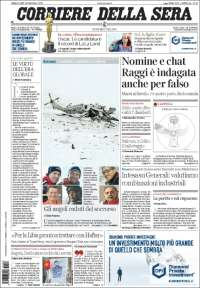 Trump, TLC y muro fronterizo en primeras planas - portada-25-enero-italia