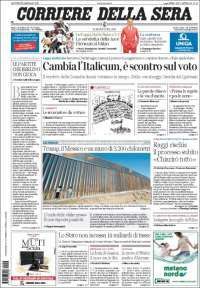 Trump acapara las primeras planas de México y el mundo - portada-26-enero-italia