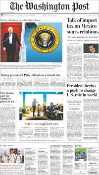 Trump y EPN acaparan las primeras planas del viernes - portada-27-enero-twp
