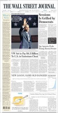 Obama acapara las primeras planas de México y el mundo - portadas-11-enero-twsj