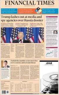 EPN y Trump en primeras planas de México y el mundo - portadas-12-enero-financial