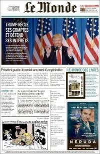 EPN, Meade y Obama en primeras planas del viernes - portadas-13-enero-le-monde