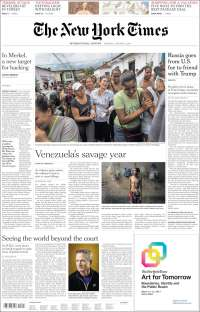 Gasolinas y Estambul en las primeras planas de México y el mundo - portadas-2-enero-tnyt