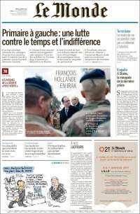 Alza en precios de gasolinas y luz en primeras planas del martes - portadas-3-enero-francia