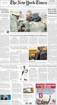 Alza en precios de gasolinas y luz en primeras planas del martes - portadas-3-enero-tnyt