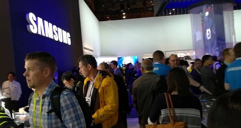 Booth de Samsung en el CES 2017