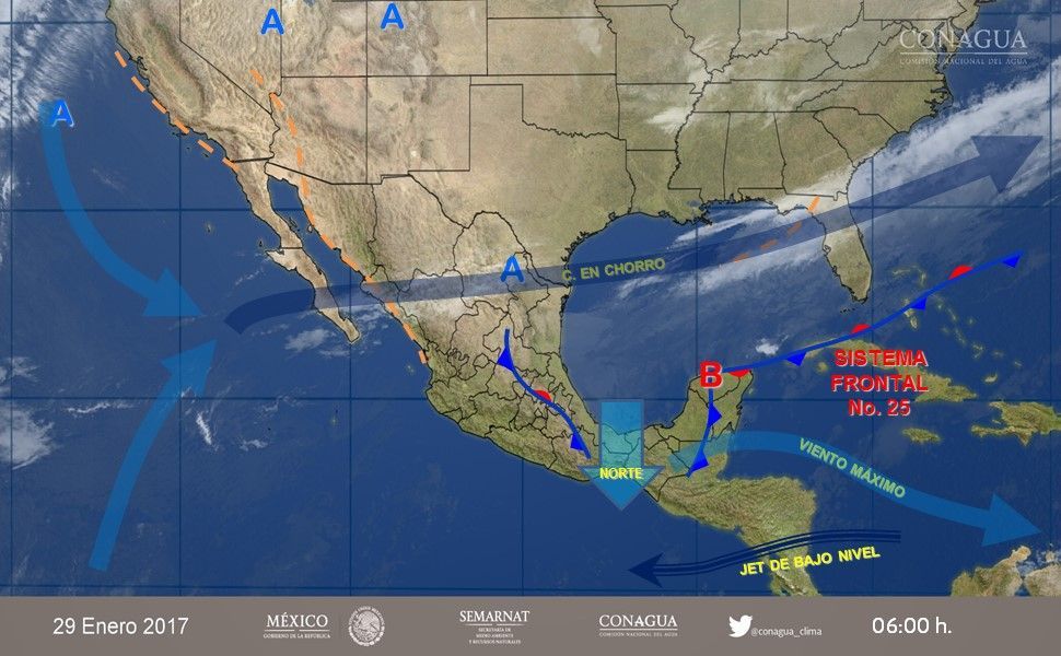 Prevalecerá el ambiente frío en gran parte de México - pronostico-2901-2