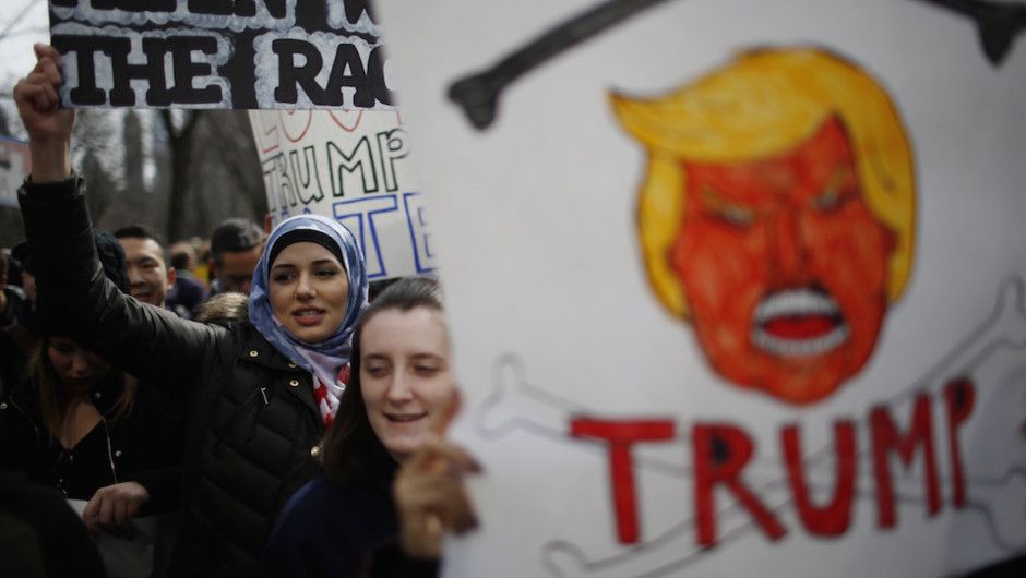 Alistan protesta contra Donald Trump durante investidura - protestas-antitrump