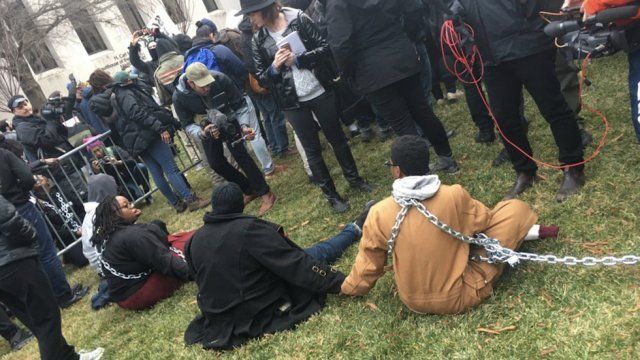 Protestan en Washington previo a investidura de Trump - protestas-trump-1