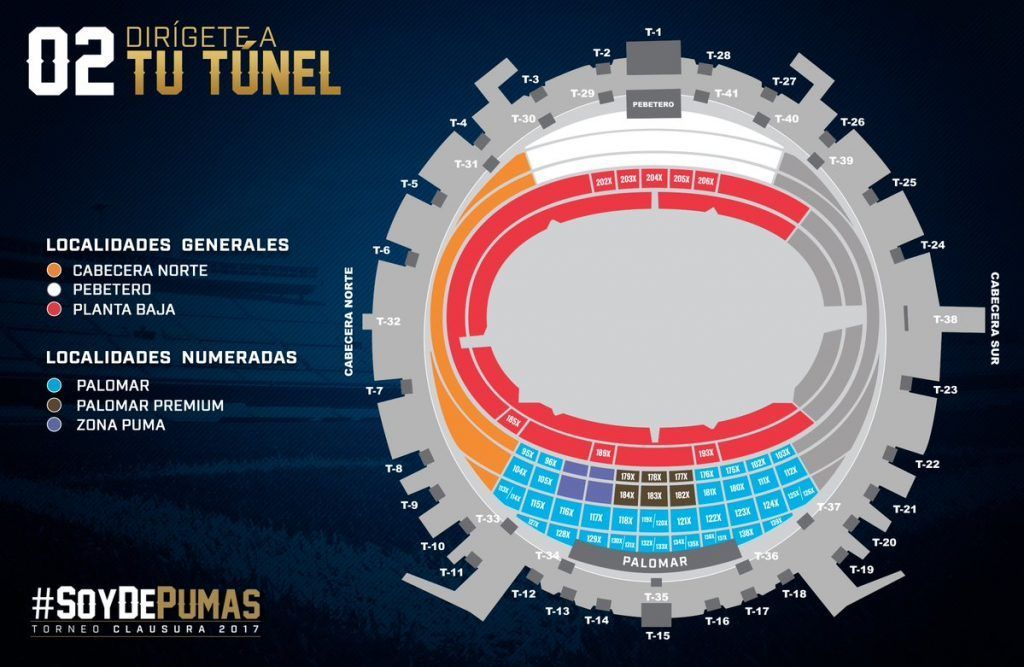 El Estadio De Pumas Estrenará Localidades Numeradas