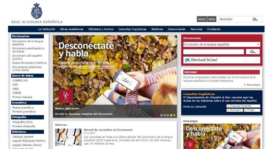 La RAE revela las palabras más buscadas en el diccionario - raeI-1024x566