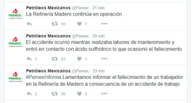 Fuga de gas deja un muerto y cuatro lesionados en refinería de Tamaulipas - refinería