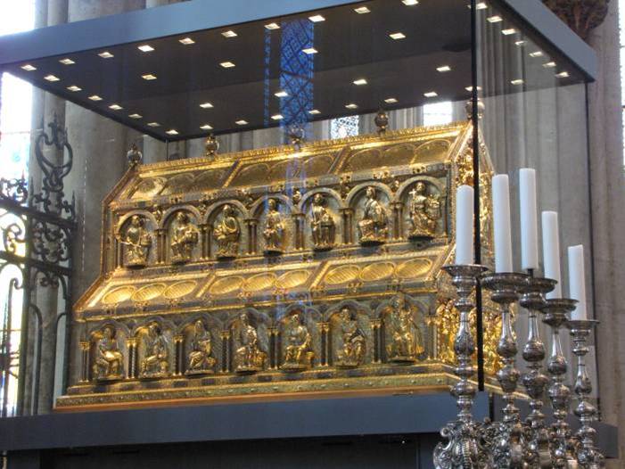 Los restos de los Reyes Magos están en Alemania - relicario-reyes-magos