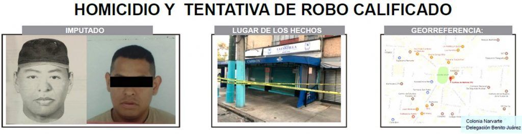 Detienen a segundo asaltante de taquería de la colonia Narvarte - segundo-asaltante-narvarte-1-1024x264