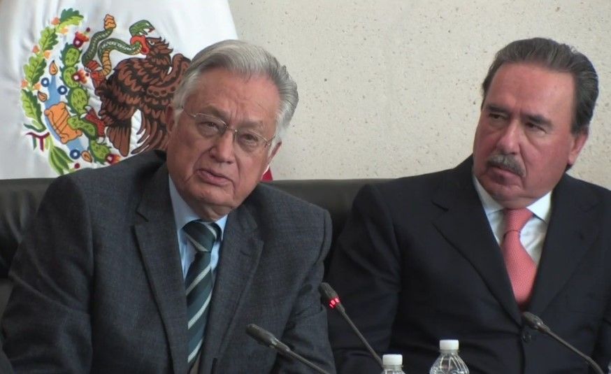 Videgaray se reúne con integrantes de la Junta de Coordinación Política del Senado