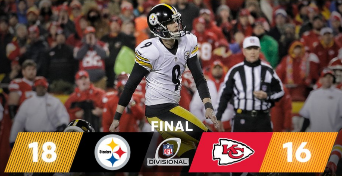 Steelers vence a Chiefs sin anotar un solo touchdown
