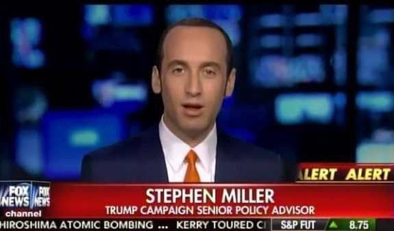 Casa Blanca analiza pedir contactos del celular a visitantes de Estados Unidos - stephen-miller-575x337