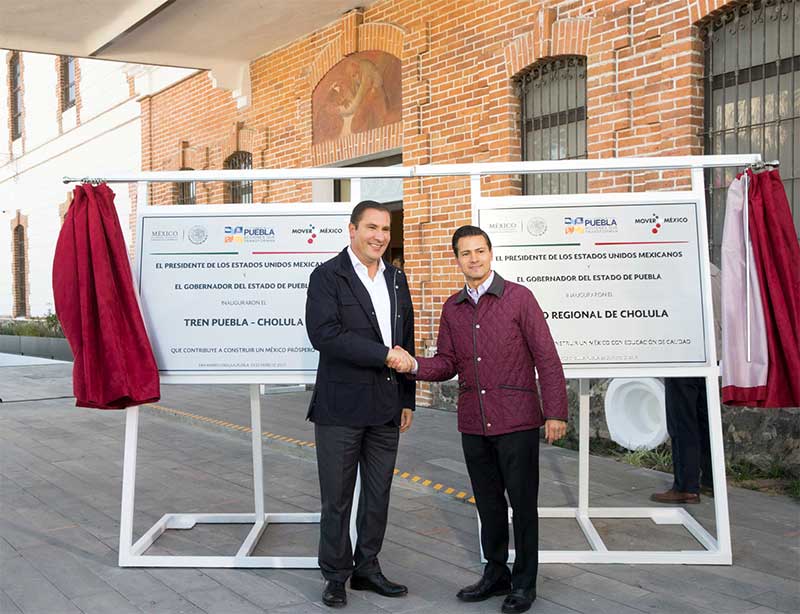 EPN inaugura tren turístico en Cholula - tren-5