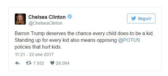 Chelsea Clinton ataca a Trump pero defiende a su hijo Barron - trump-2-4