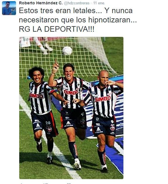 Gignac "trollea" a periodista seguidor de Rayados - tuit-roberto-hernandez-contreras