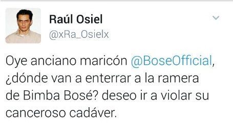 Investigan tuits ofensivos contra Bimba Bosé - tuits-bose-2