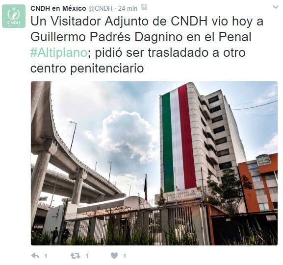 CNDH vigila huelga de hambre de Guillermo Padrés - tuits-cndh-2