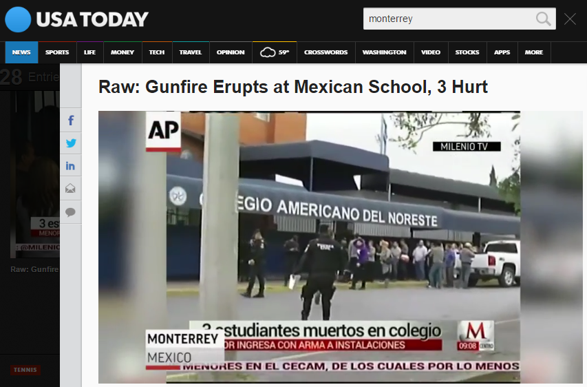 Reacciones internacionales por agresión en colegio de Monterrey - usa-today