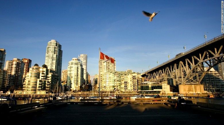 Los cinco lugares más caros para vivir en 2017 - vancouver