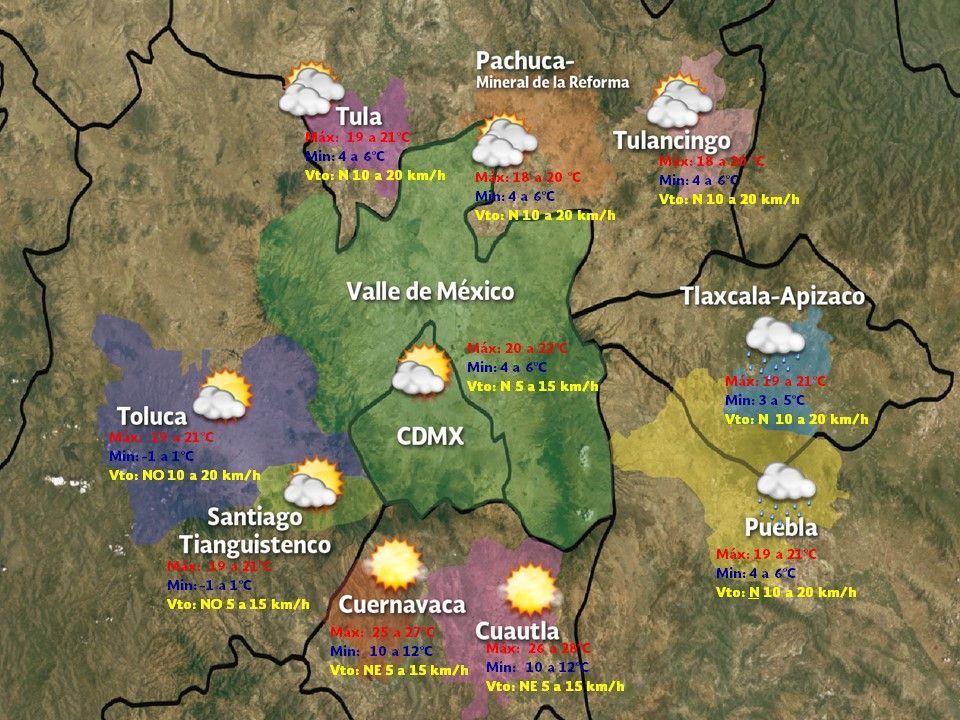 Prevalecerá ambiente muy frío en la mayor parte del país - vdm0801