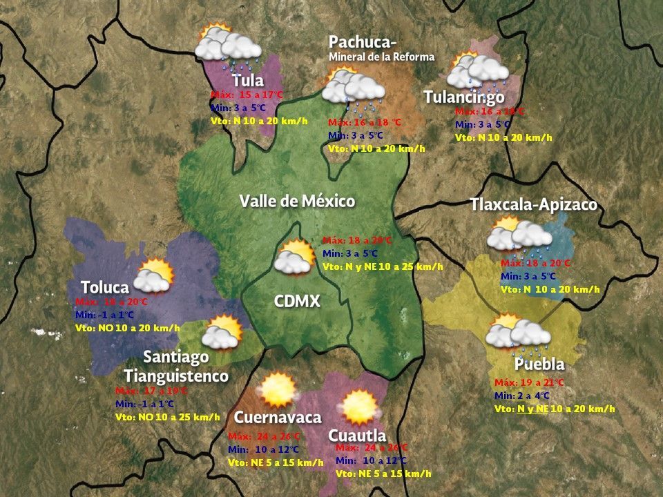 Continuarán las bajas temperaturas en gran parte de México - vdm0901