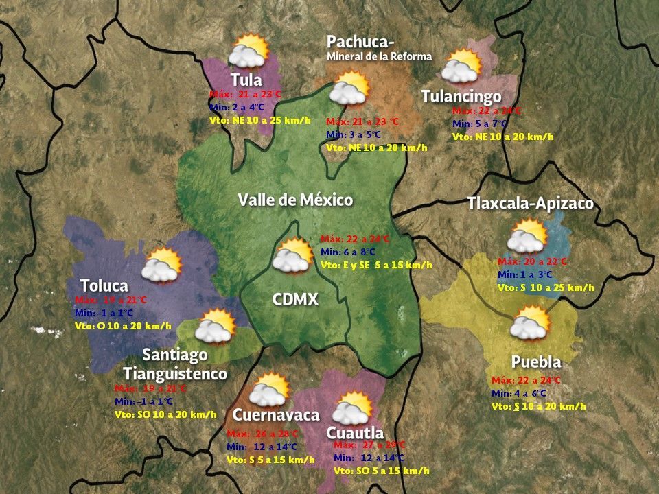 Frente frío 22 generará vientos fuertes en el noroeste del país - vdm1201