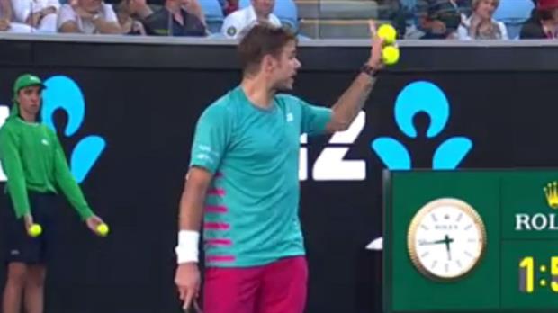 Video: confunden a Wawrinka con Federer