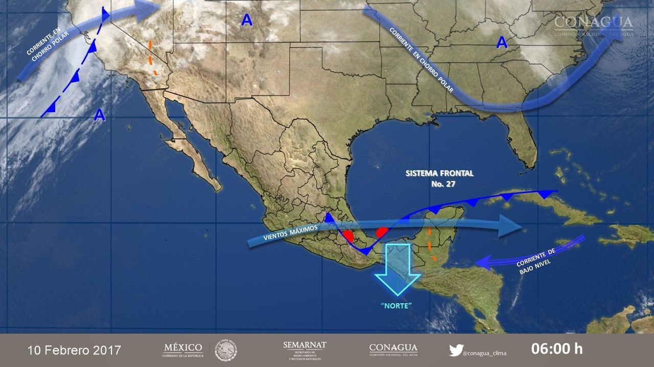 Continuará el ambiente fresco en el noreste y oriente del país - 1002-2