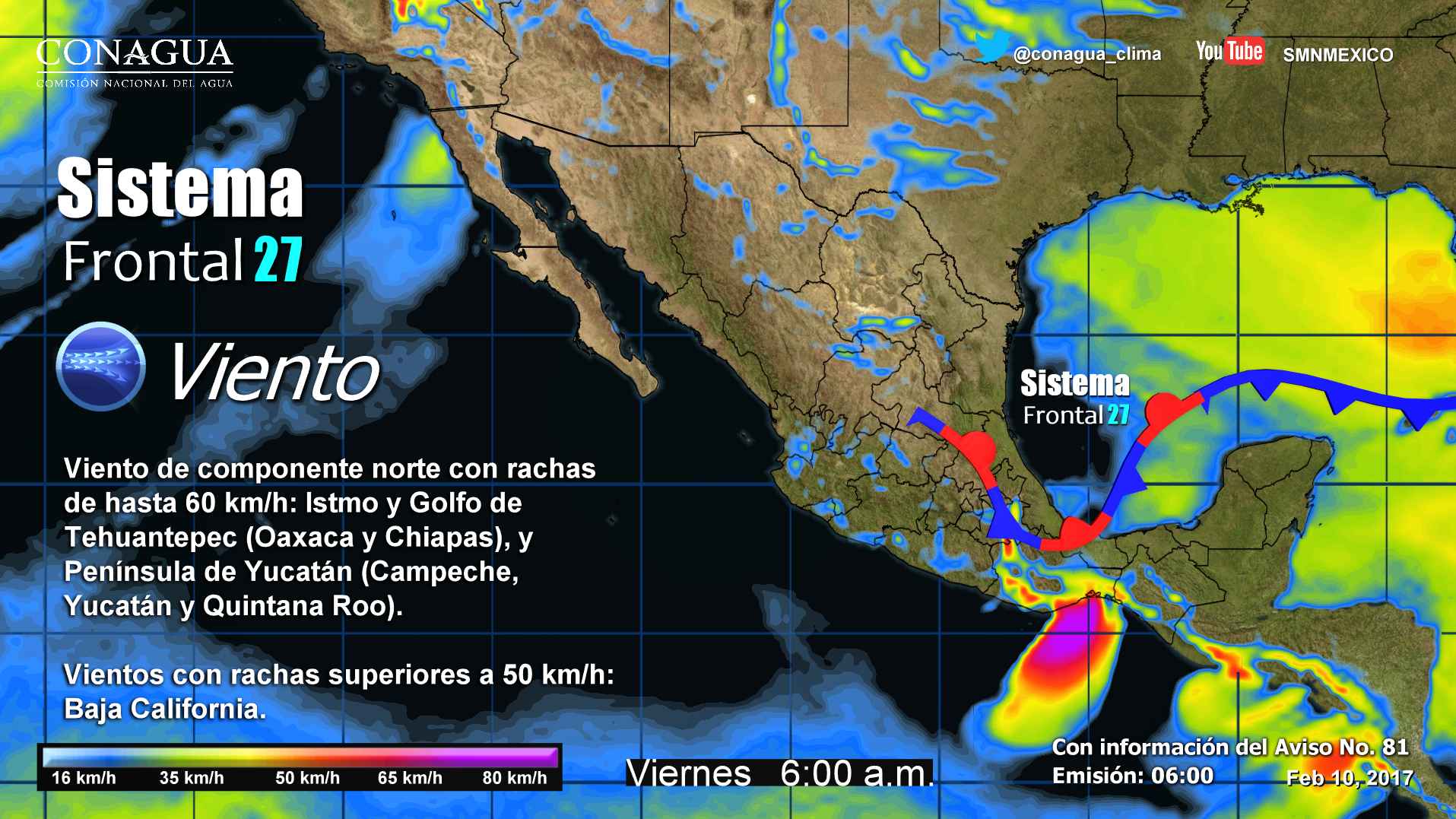 Continuará el ambiente fresco en el noreste y oriente del país - 1002