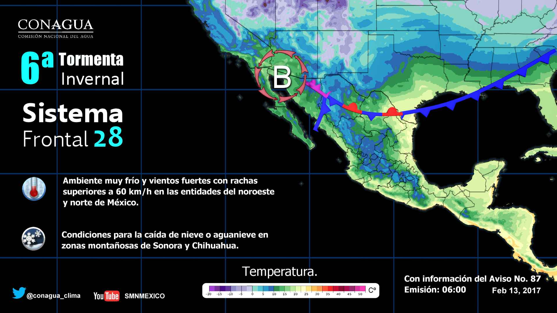 Continuará el ambiente muy frío en el norte del país - 1302