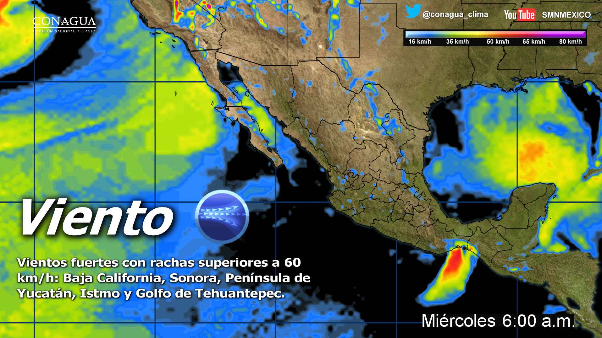 Continuarán vientos fuertes en el norte del país - 2202-1