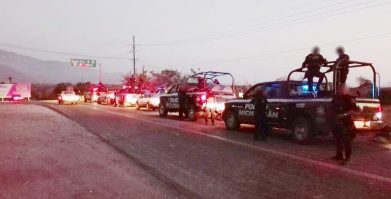 Confirman desaparición de policías en Michoacán