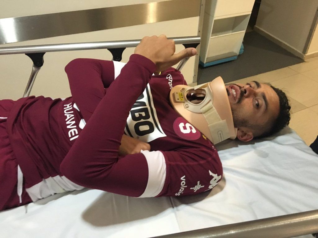 Jugador queda inconsciente en el Pachuca vs Saprissa - C5zqYqbWUAURfpD-1024x768