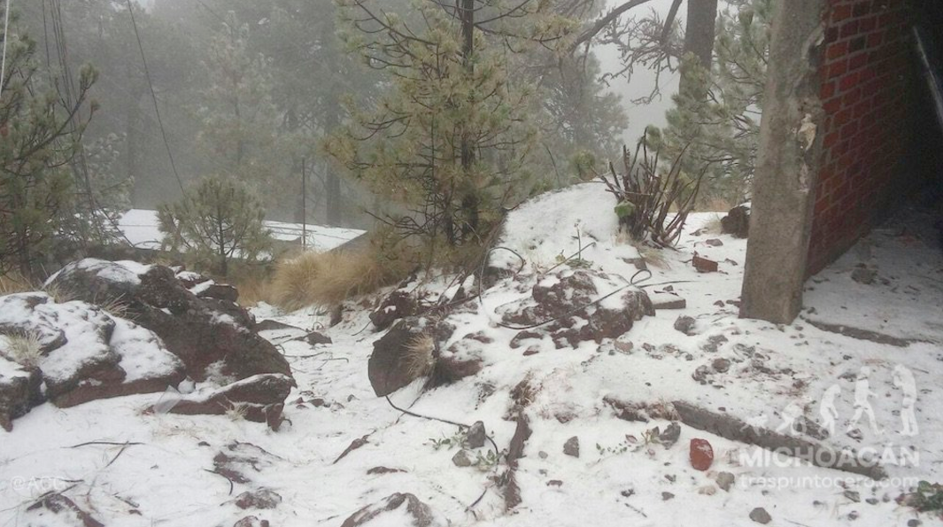 Nieva en Michoacán
