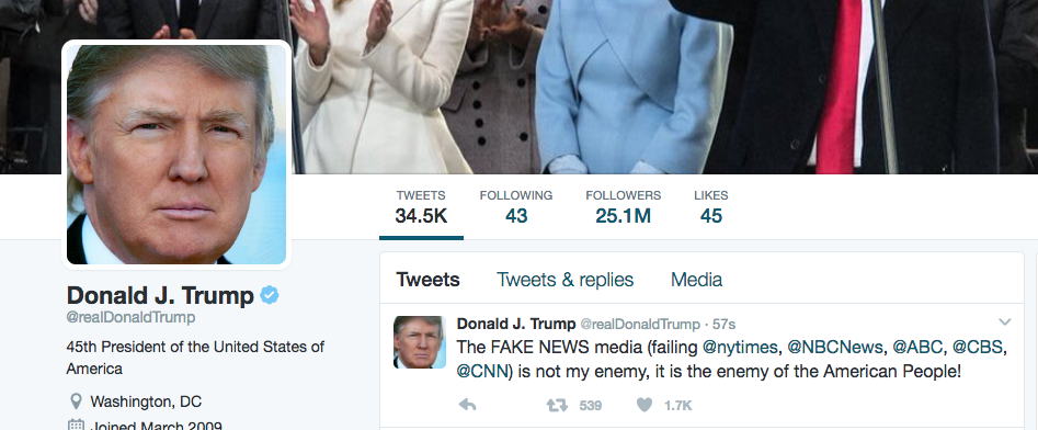 Donald Trump borra tuit y lo vuelve a publicar con corrección - Captura-de-pantalla-2017-02-17-a-las-15.49.39