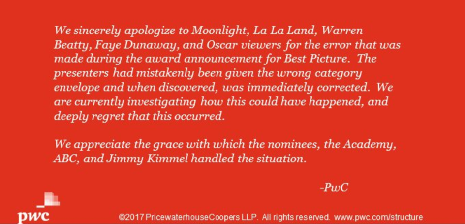 PwC ofrece “sincera disculpa” por error en los Óscar - Captura-de-pantalla-2017-02-27-a-las-11.35.31