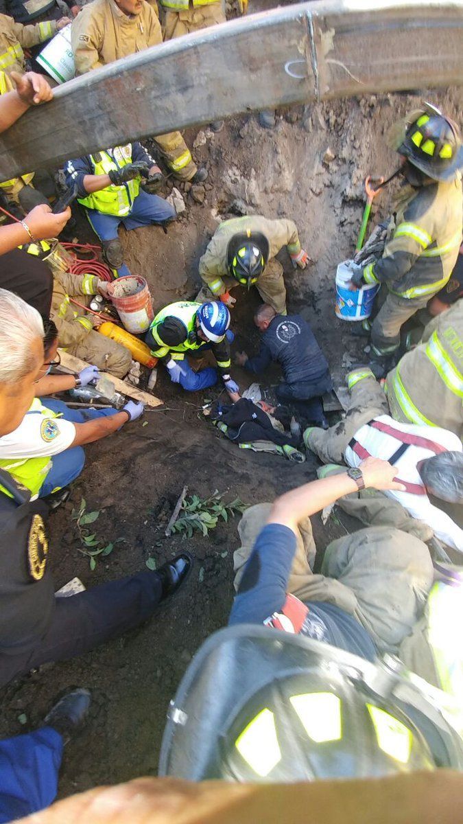 Detienen a dos por derrumbe en Coyoacán - Derrumbe-Coyoacán